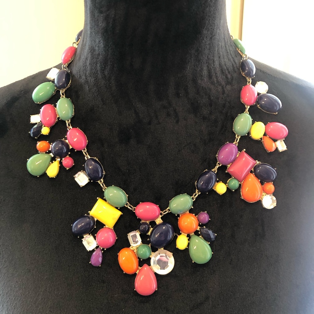 Colorful Statement Necklace - Picture 6 of 10